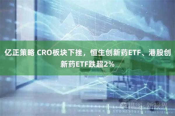 亿正策略 CRO板块下挫，恒生创新药ETF、港股创新药ETF跌超2%